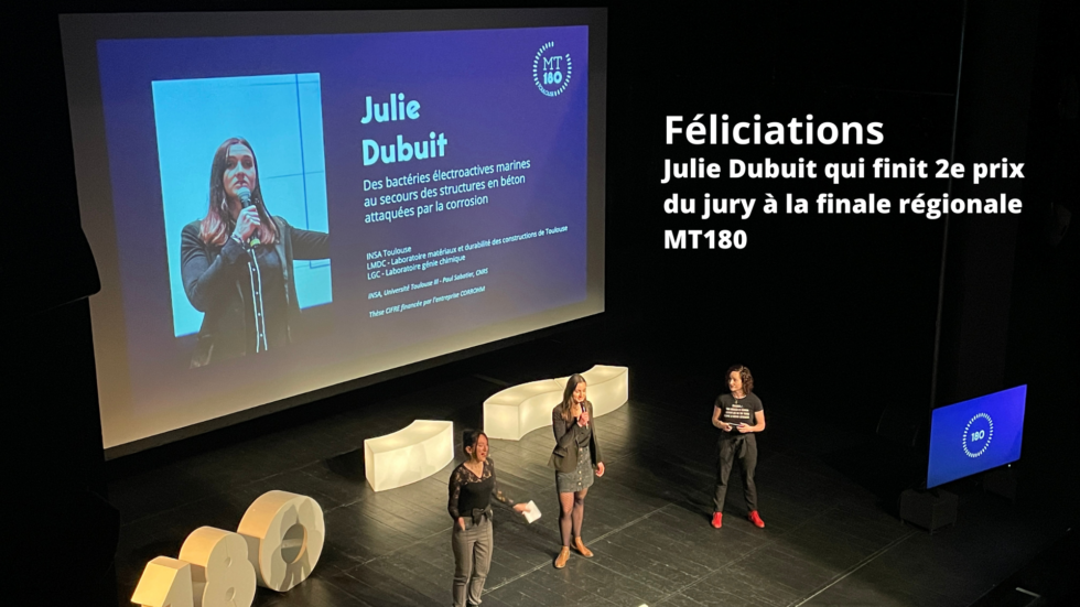 Julie Dubuit, 2e prix jury finale régionale MT180